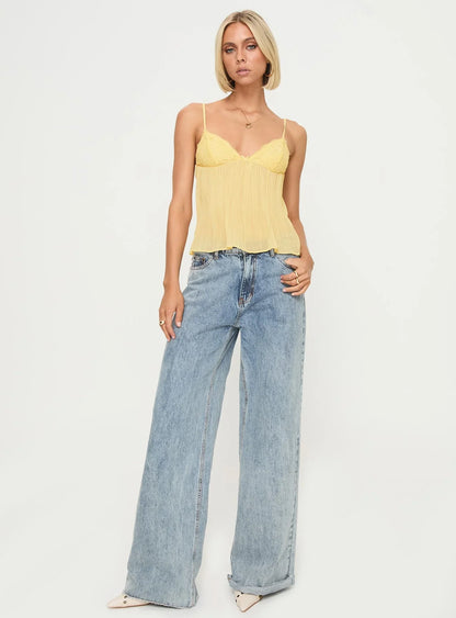 Elvira Geplooide Top