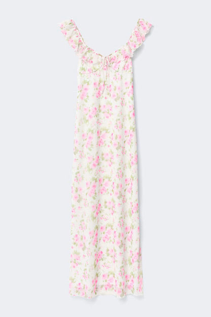 Frill Maxi Dress