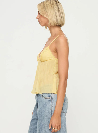 Elvira Geplooide Top