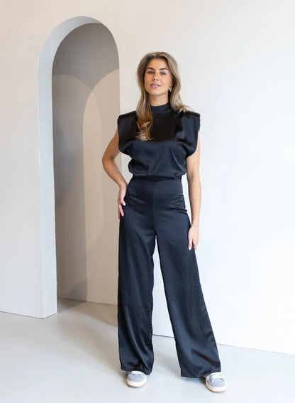 satijnen jumpsuit