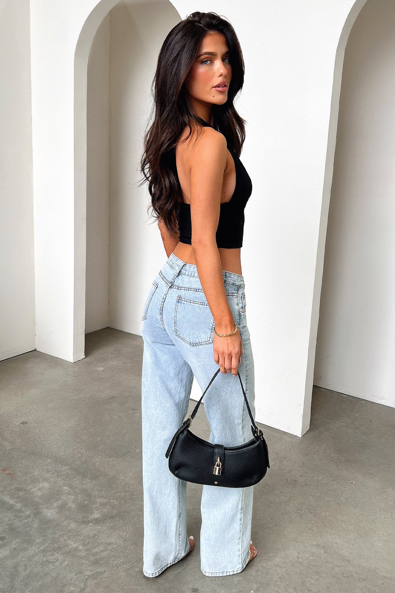 Halter Top - Zwart